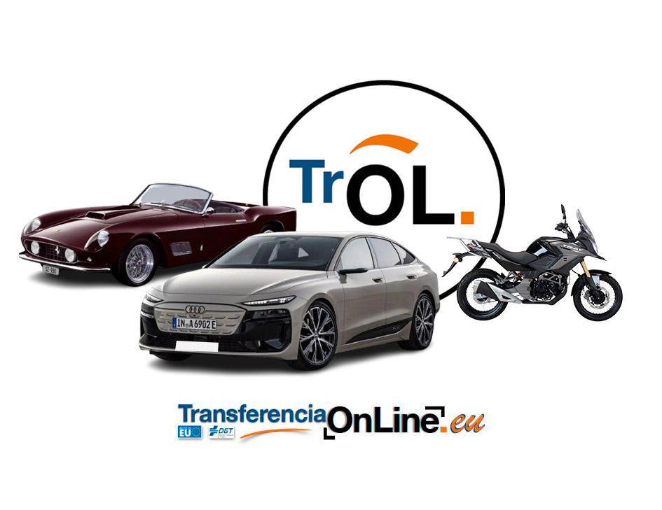 Transferencia online de coches y motos con TrOL