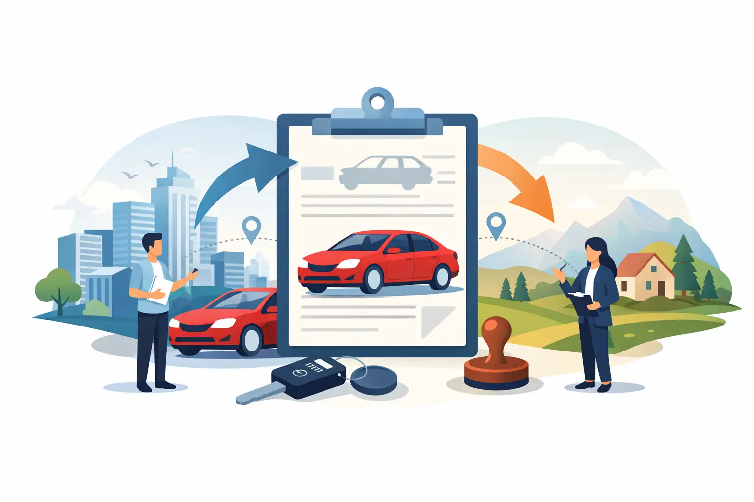 Cómo transferir coche desde otra provincia