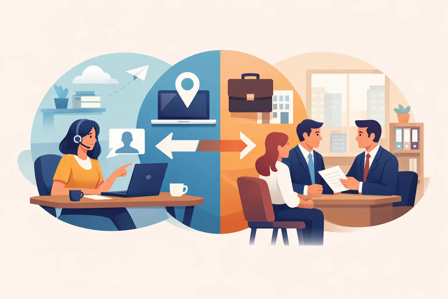 Gestoría online o presencial: ¿cuál conviene?