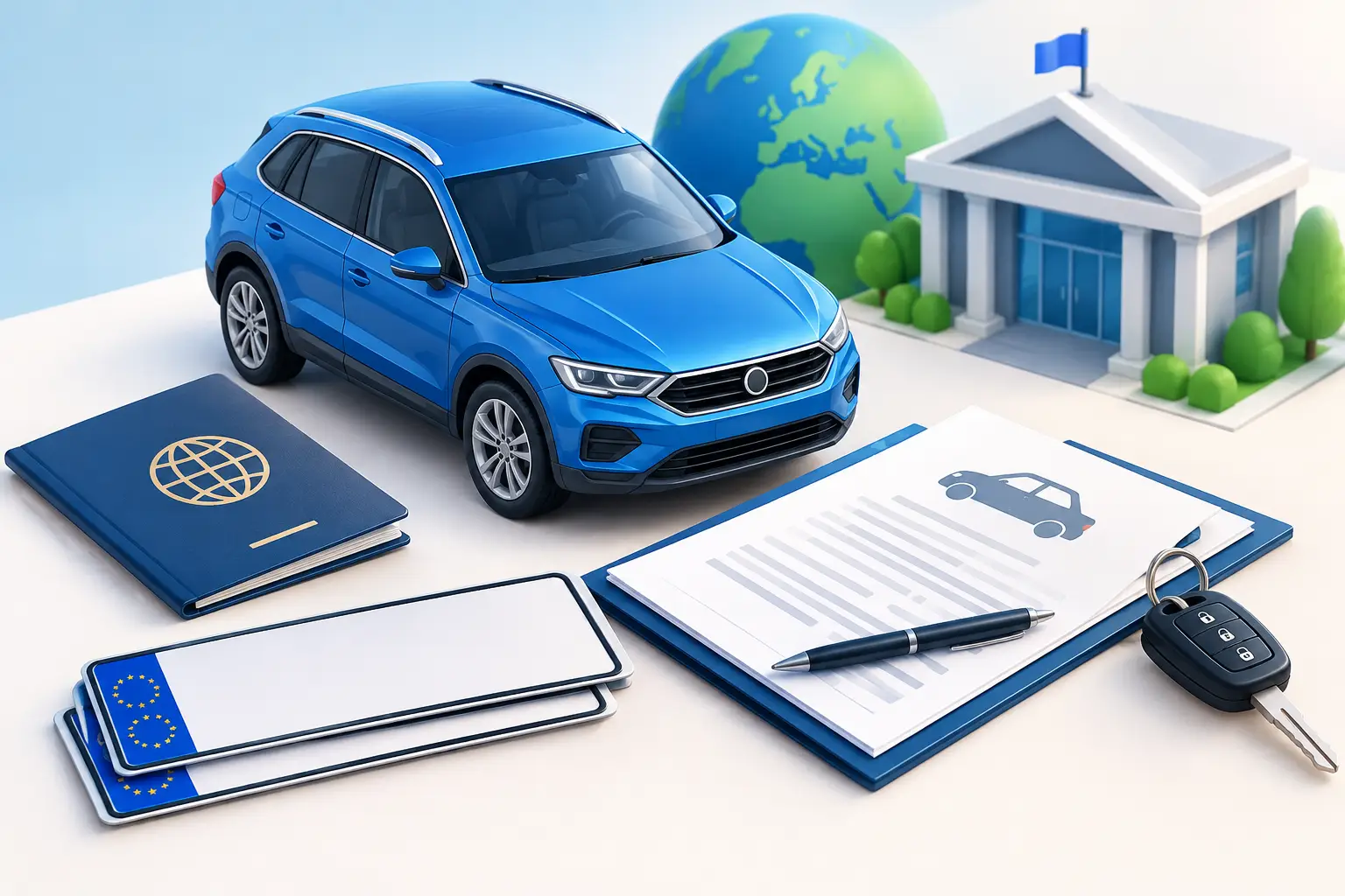 Ejemplo de matriculaci&oacute;n de coche extranjero