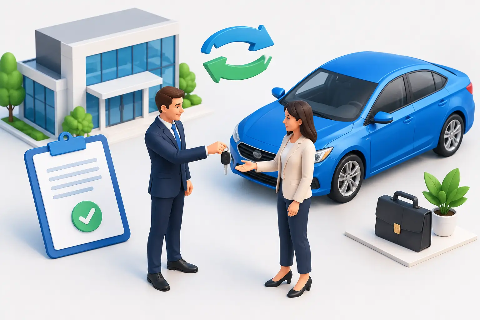 Gu&iacute;a transferencia veh&iacute;culo empresa sin esperas