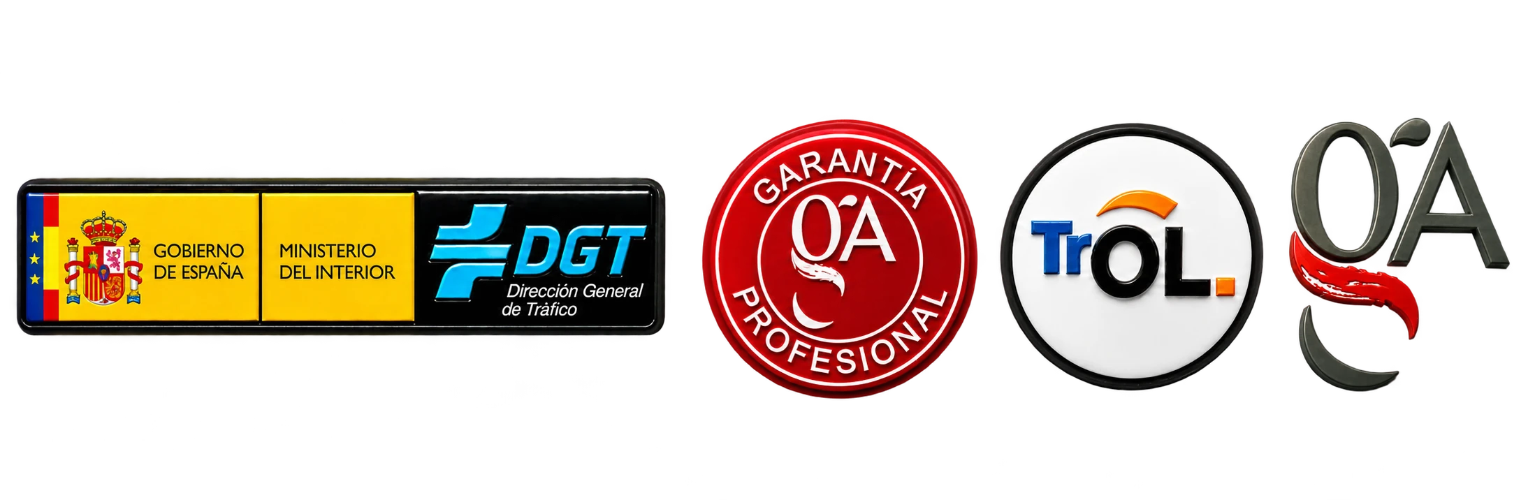 Gobierno de Espa&ntilde;a y DGT, sello de garant&iacute;a profesional, TrOL y gA